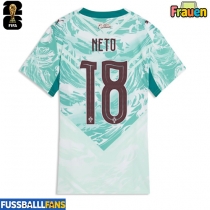 Portugal Pedro Neto #18 Auswärtstrikot Frauen EM 2024 Kurzarm